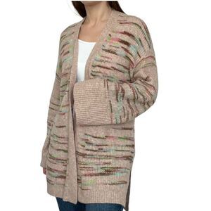 NWT Anthropologie Space Dyed Open Front Cardigan